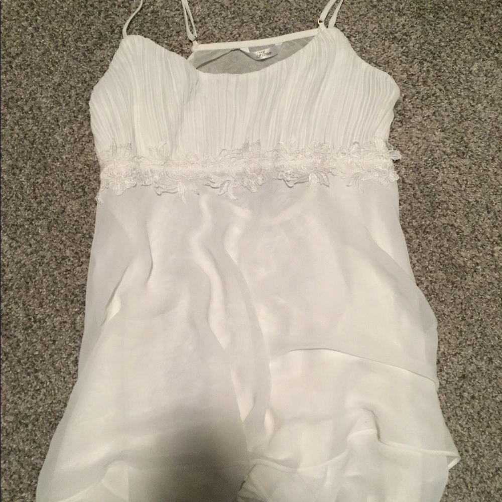 Flowy white lingerie. NWOT